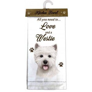 Westie Kitchen Towel